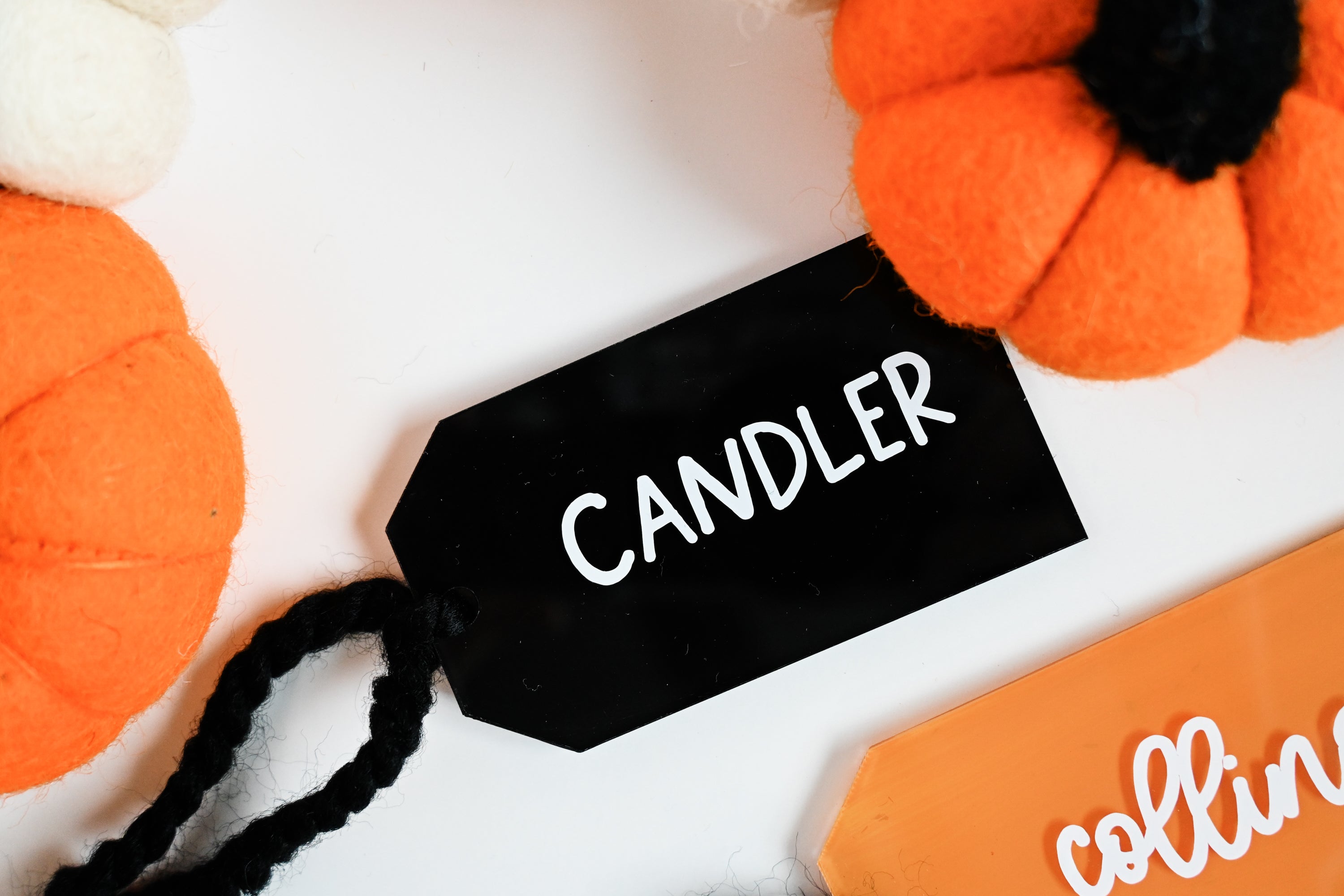 Personalized Halloween Acrylic Gift Tag