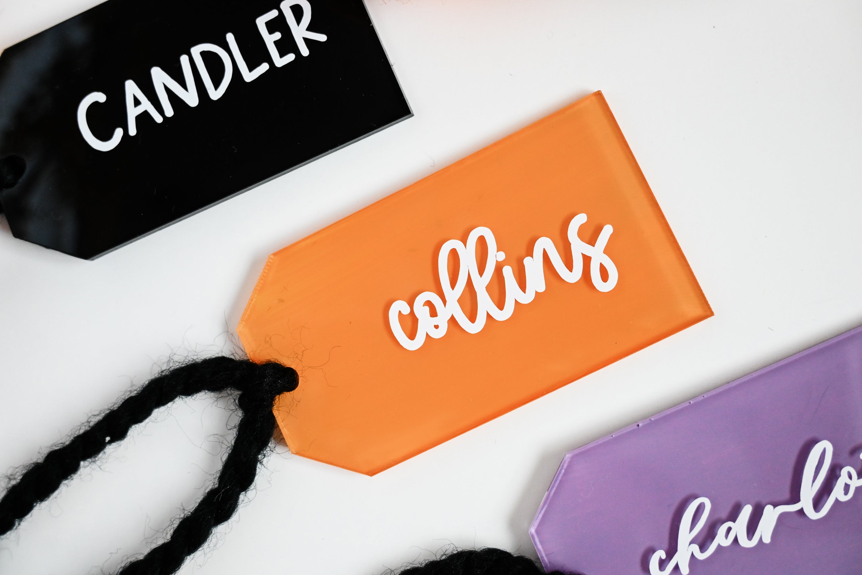 Personalized Halloween Acrylic Gift Tag