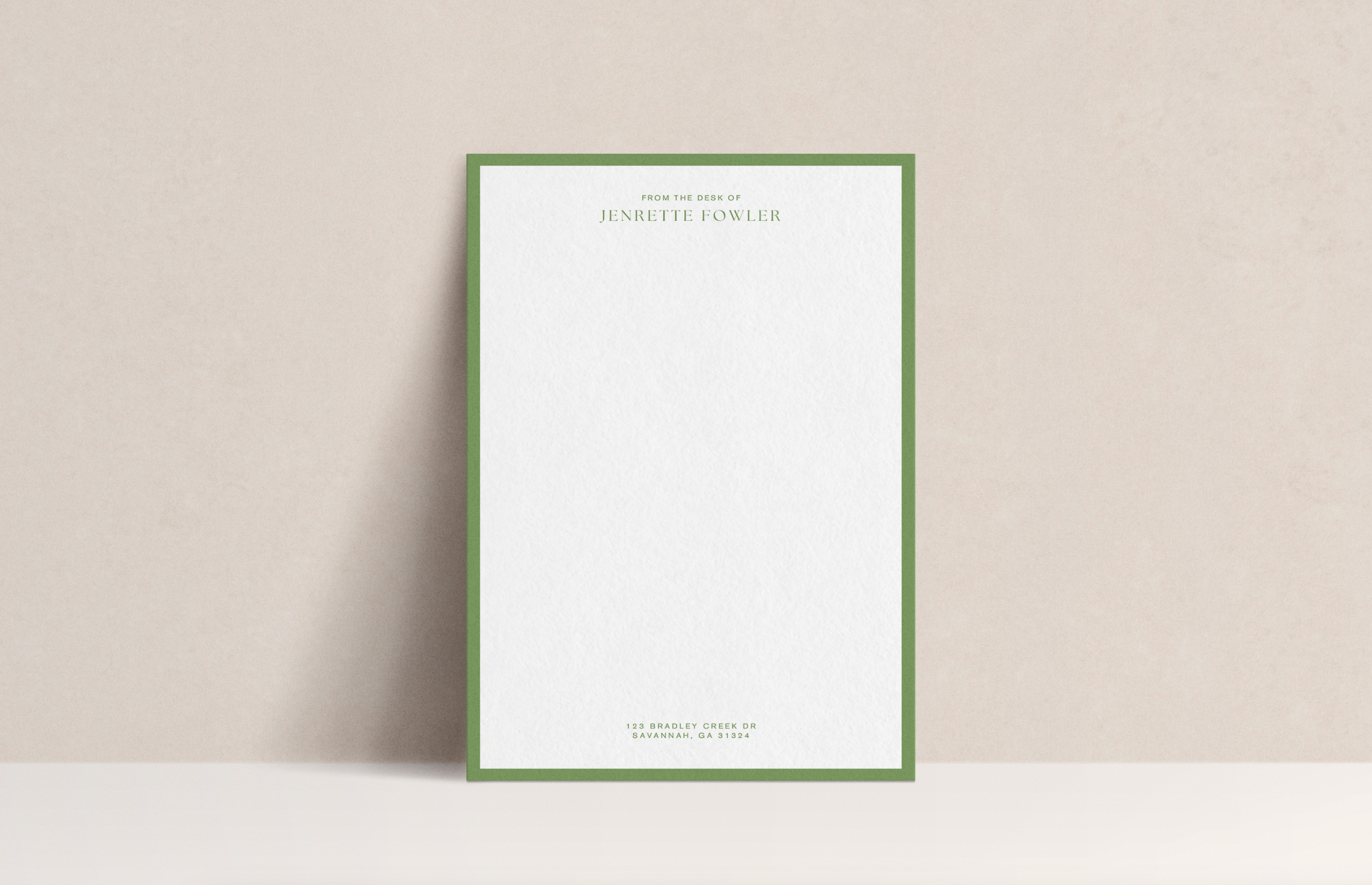 Bradley Creek | Classic Border Notepad