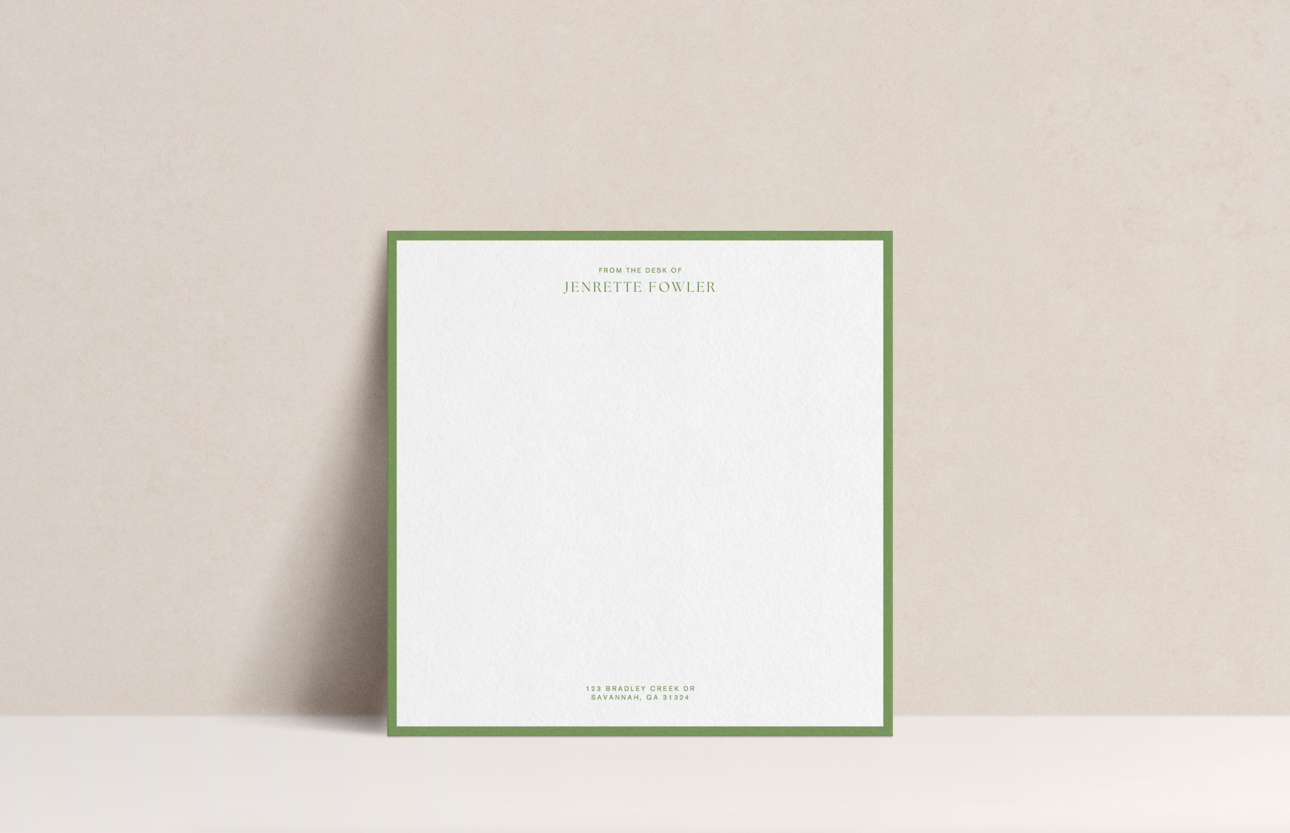 Bradley Creek | Classic Border Notepad