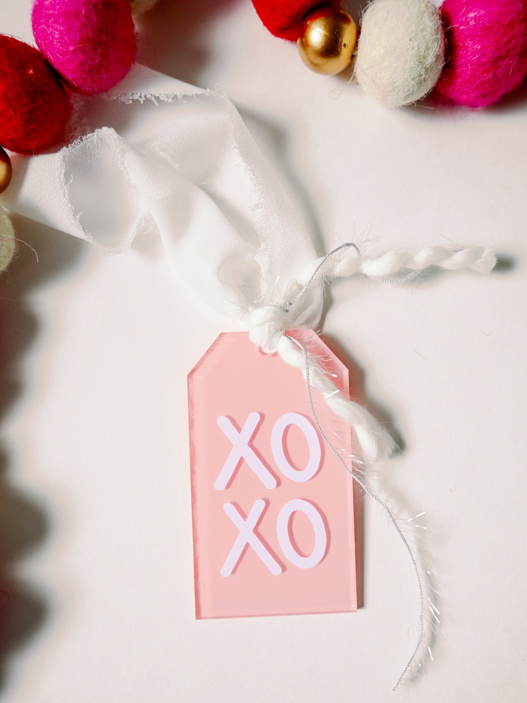 XOXO Valentine's Day Basket Tag