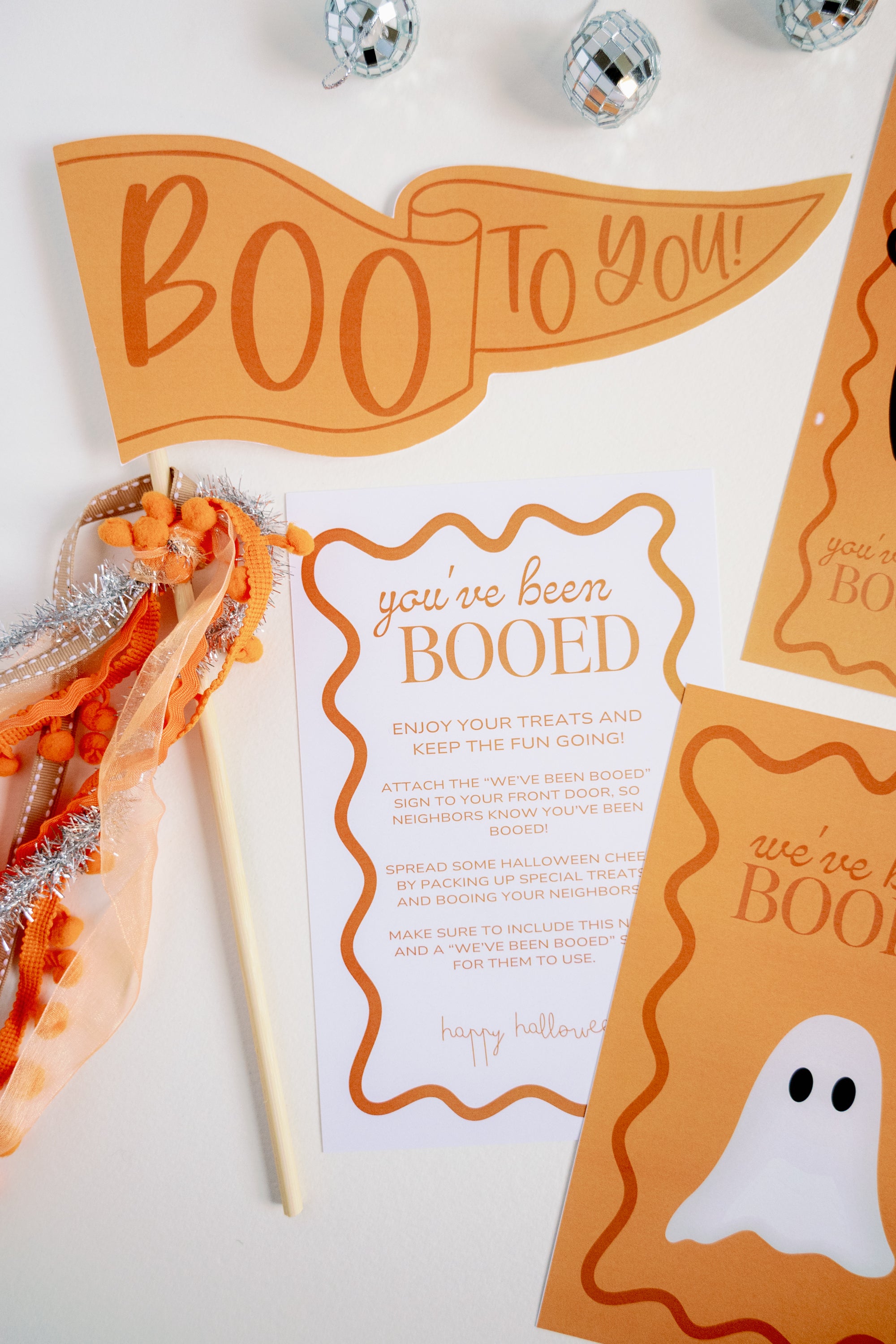 You've Been Booed Preppy Printable Set