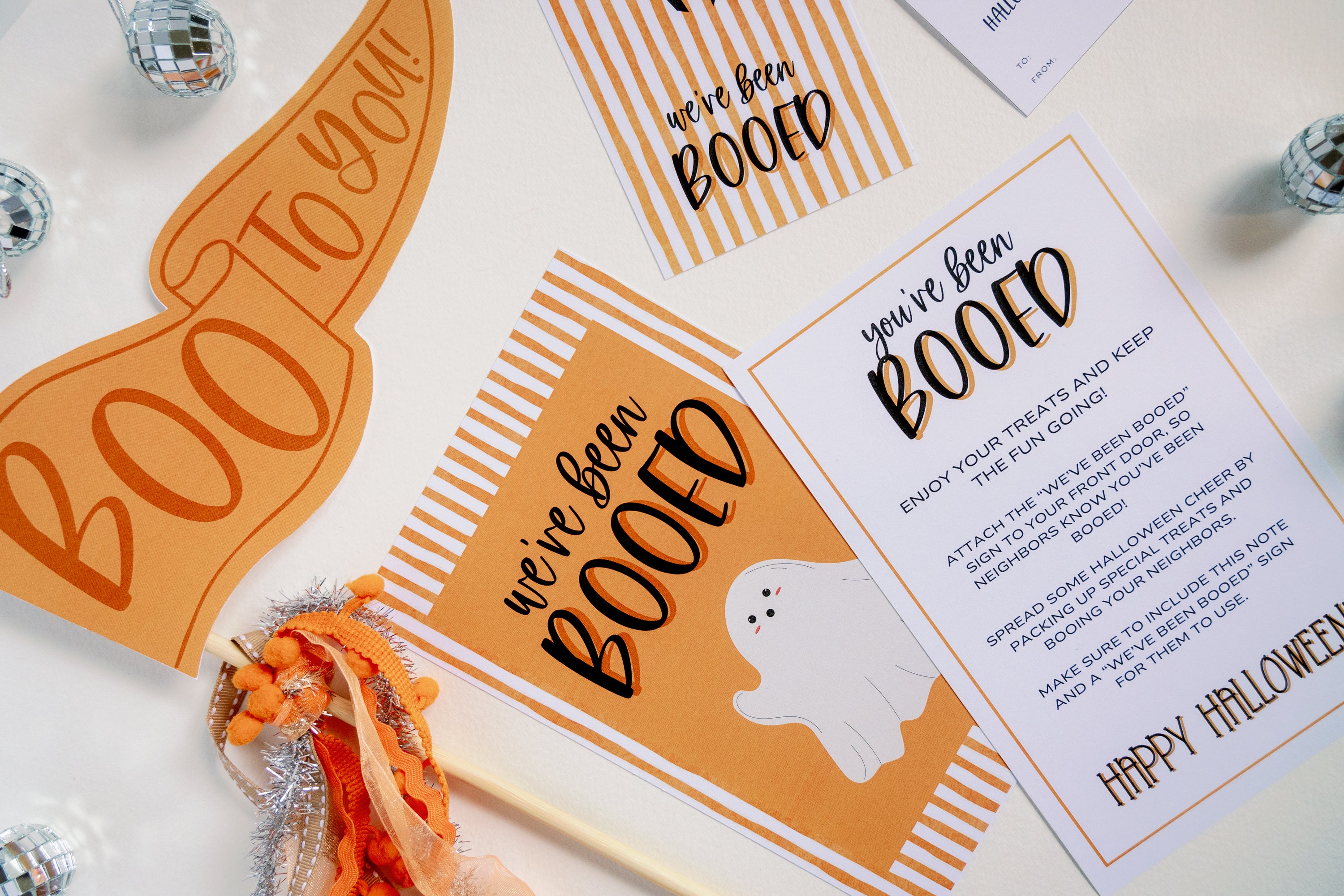 You've Been Booed Printable Set