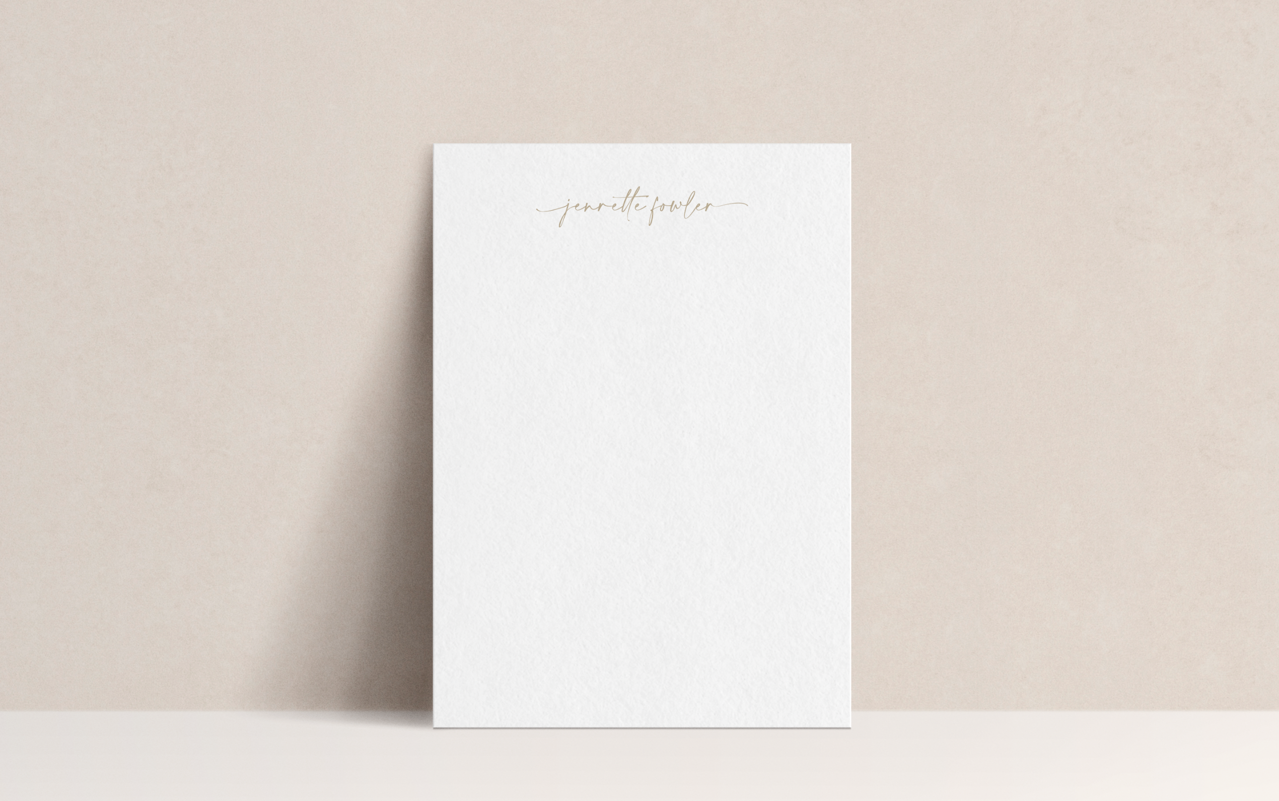 Shem Creek | Modern Calligraphy Notepad