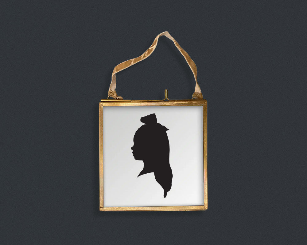 Custom Child Silhouette Ornament