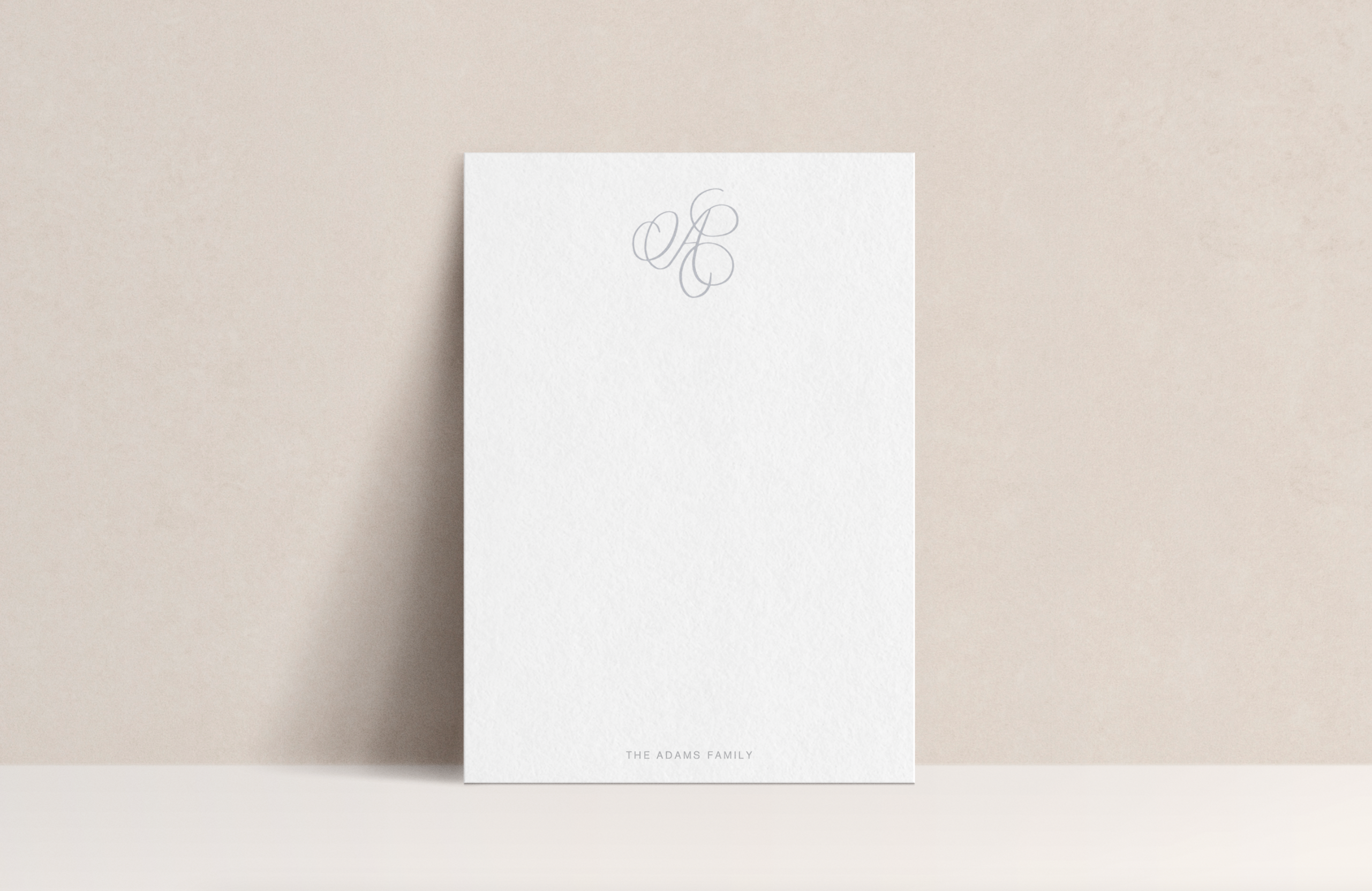 Oglethorpe | Script Monogram Notepad