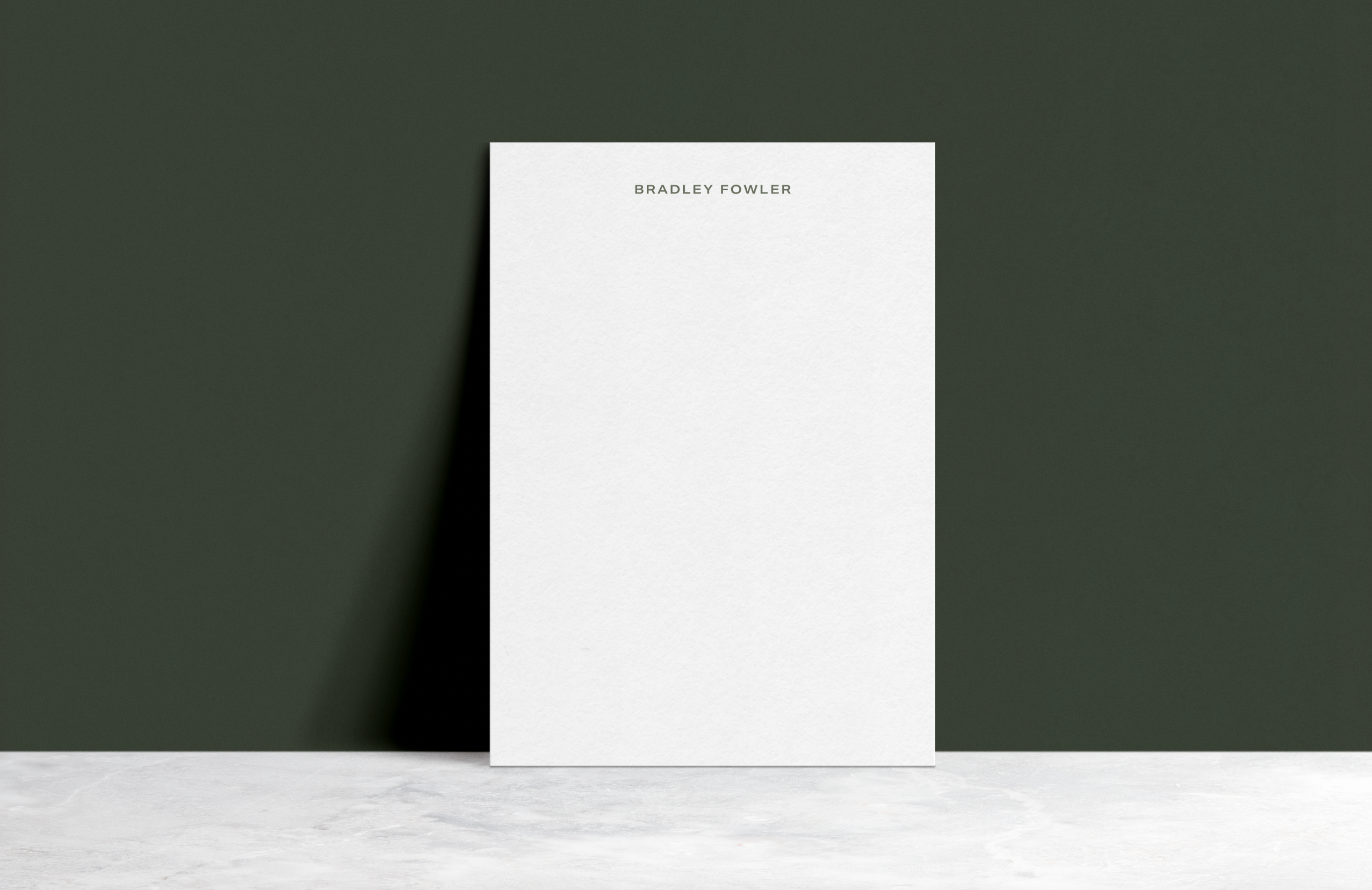 Wappoo Creek | Classic Sans Serif Notepad