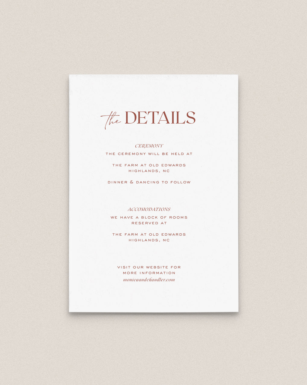 Whiteside - Details Card