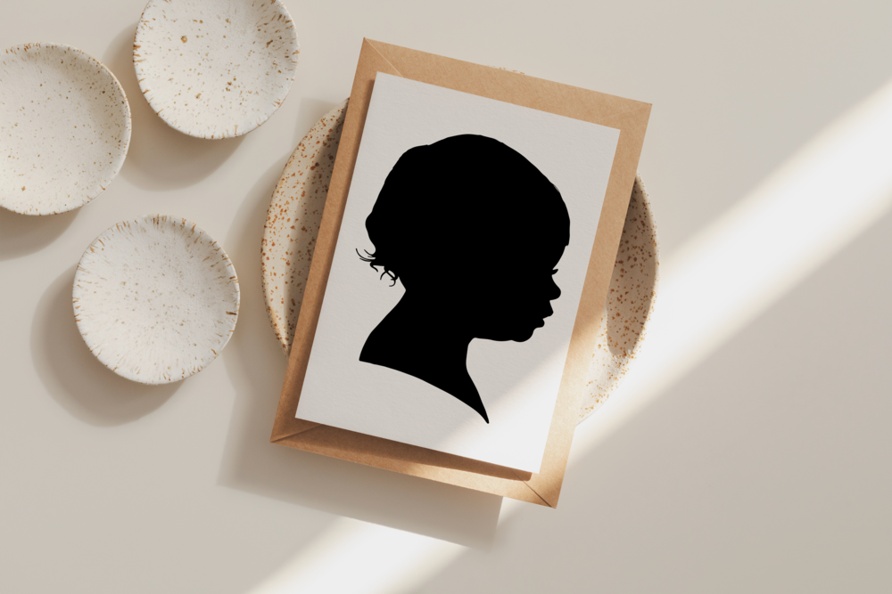 Classic Silhouette Portrait Print