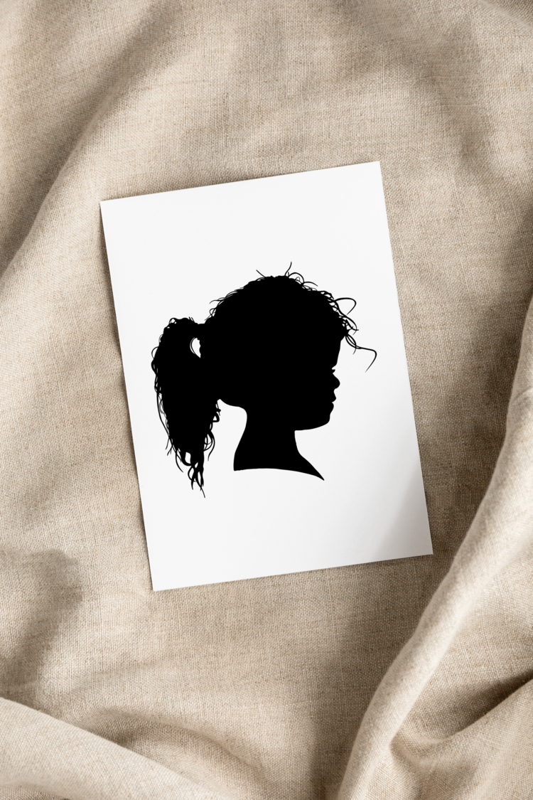 Classic Silhouette Portrait Print