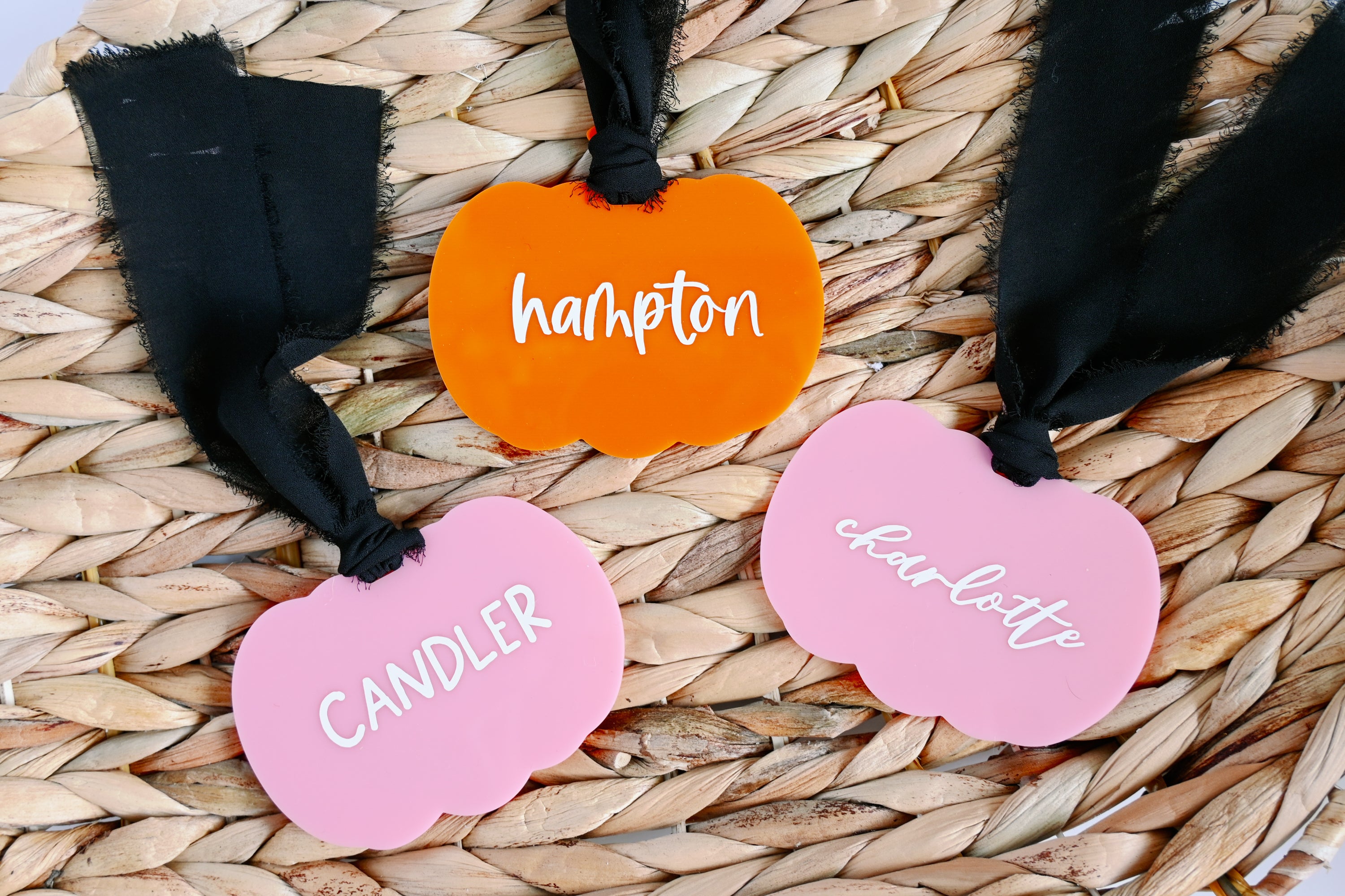 Personalized Pumpkin Boo Basket Tag