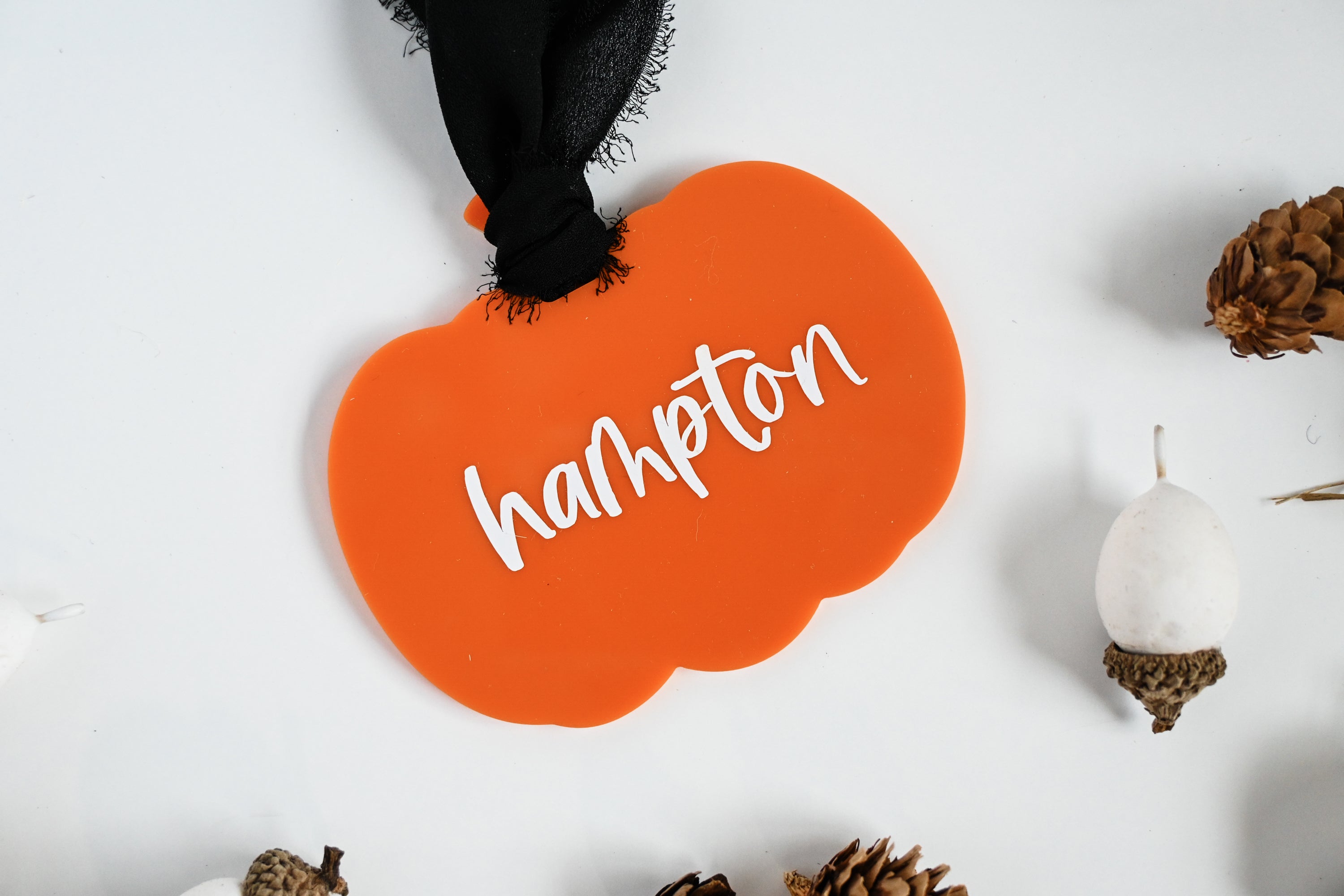 Personalized Pumpkin Boo Basket Tag