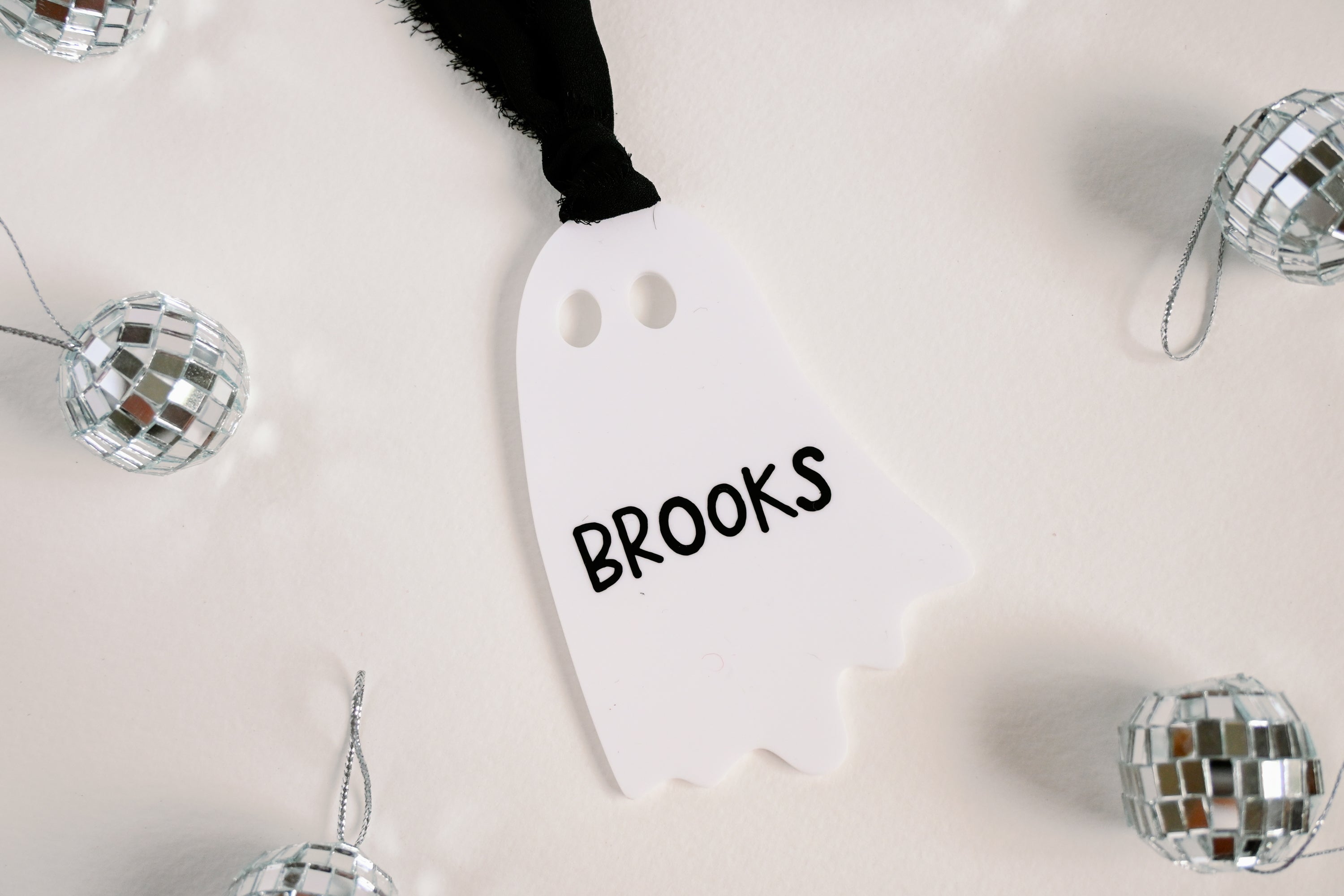 Personalized Ghost Boo Basket Tag