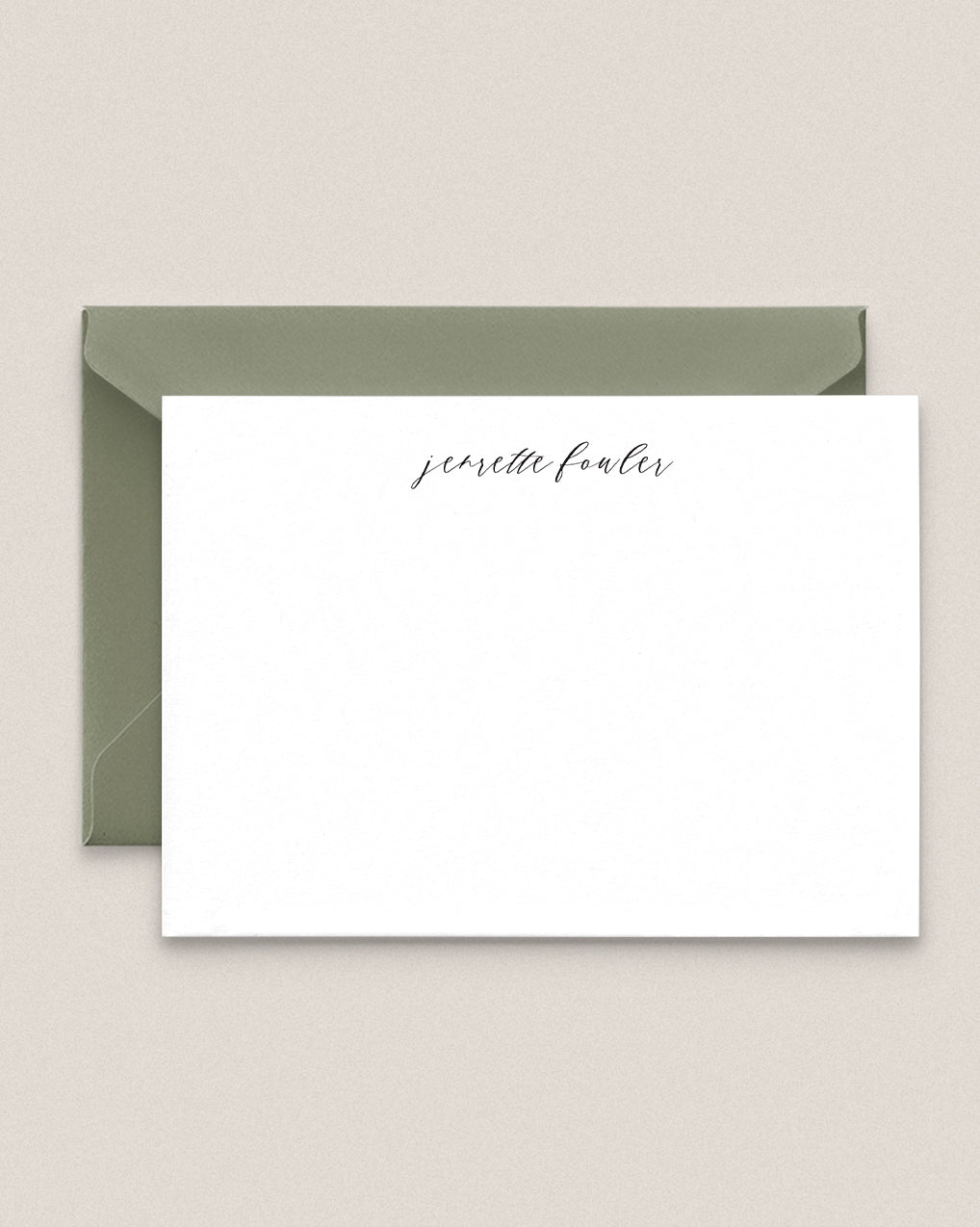 Greys Creek | Classic Calligraphy Note Card & Envelope Set