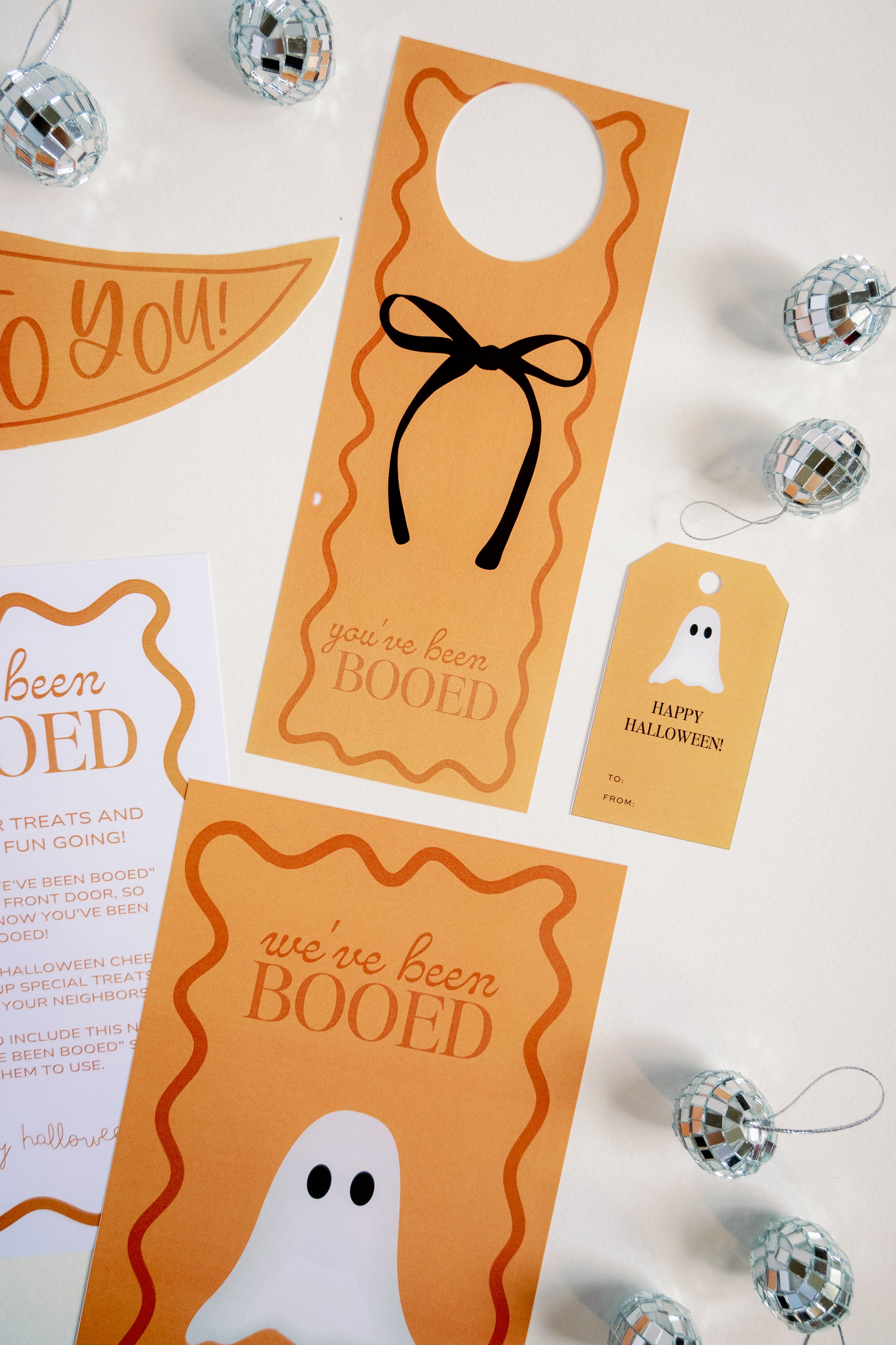 You've Been Booed Preppy Printable Set