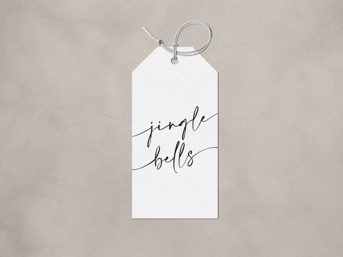 Jingle Bells Gift Tag