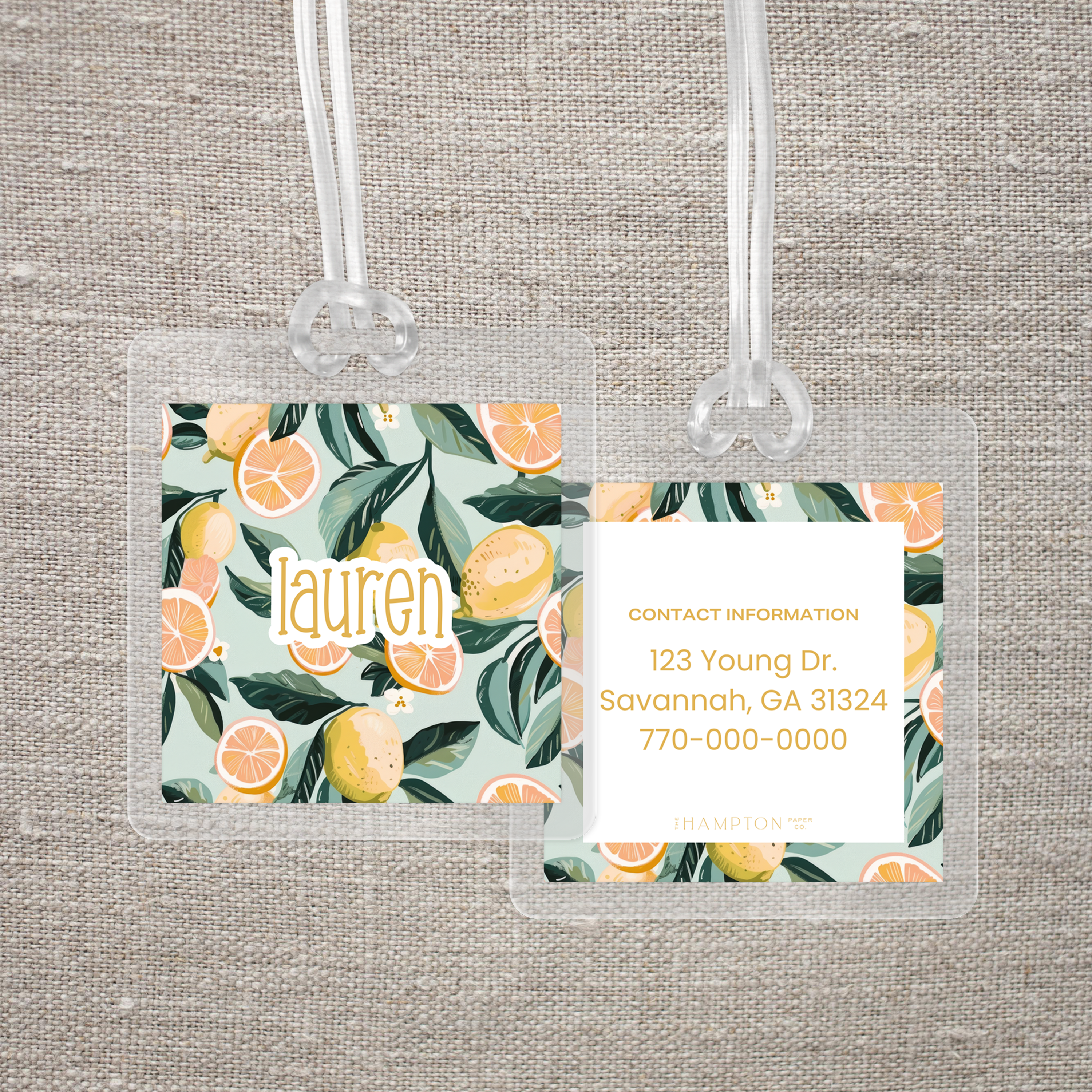 Lemons Bag Tag