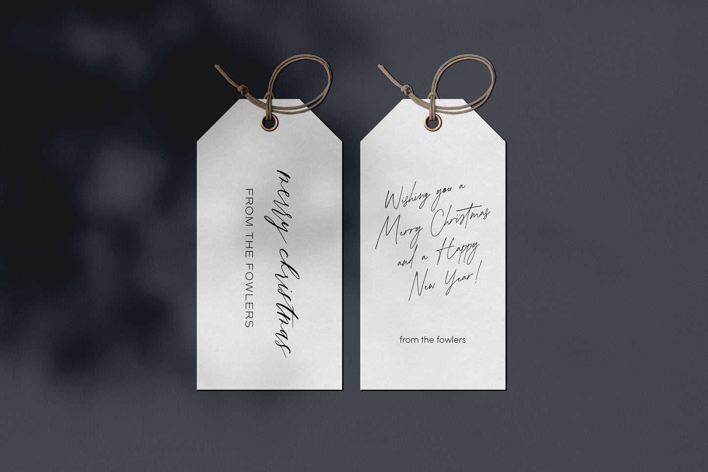 Custom Holiday Gift Tags