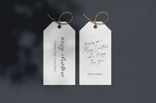 Custom Holiday Gift Tags