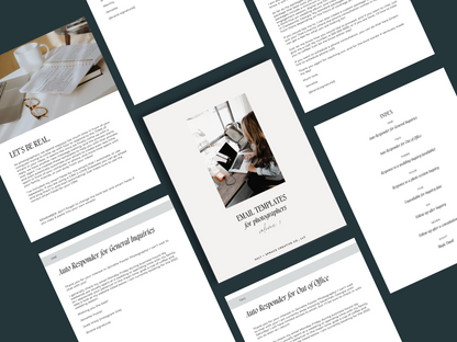 Email Templates for Photographers Vol. 1