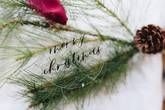 Merry Christmas Acrylic Ornament